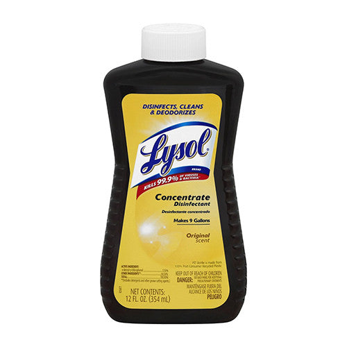 Lysol Concentrate Disinfectant, Original Scent - 12 Oz